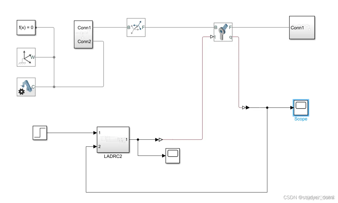 matlab simulink基于自抗扰控制的机械臂位置仿真_机械臂_02